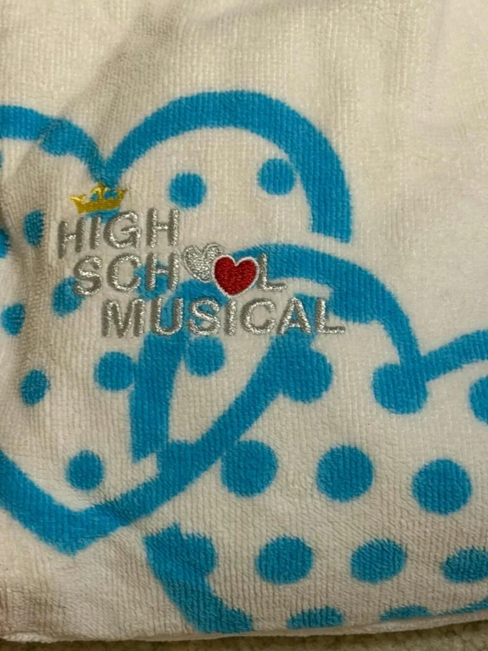 Disney High School Musical Beach Towel with Built-In Carry Bag